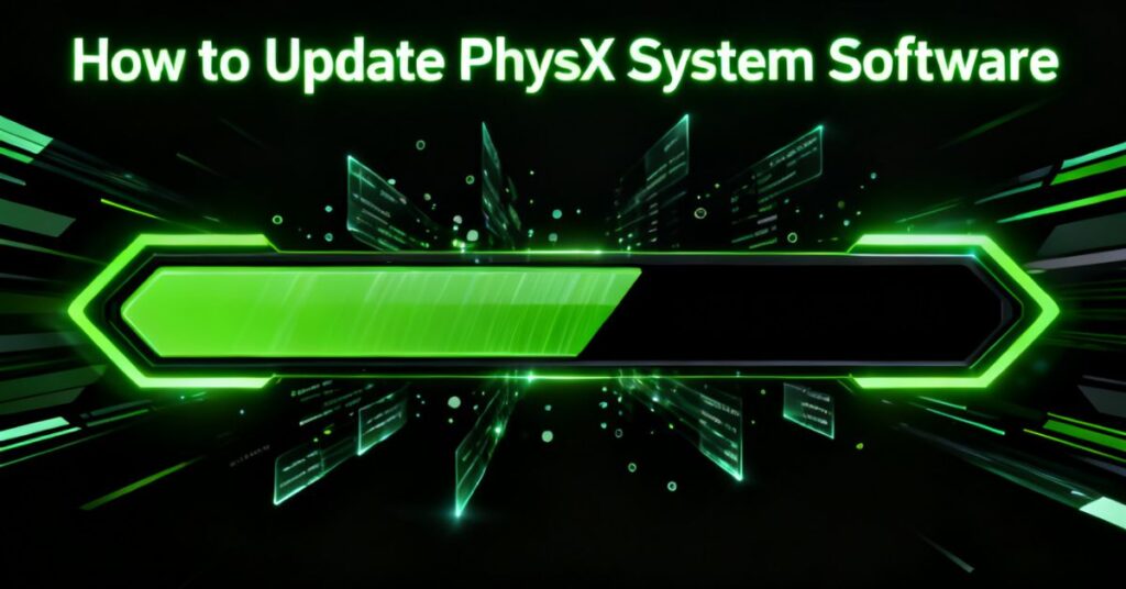 How To Update PhysX System Software