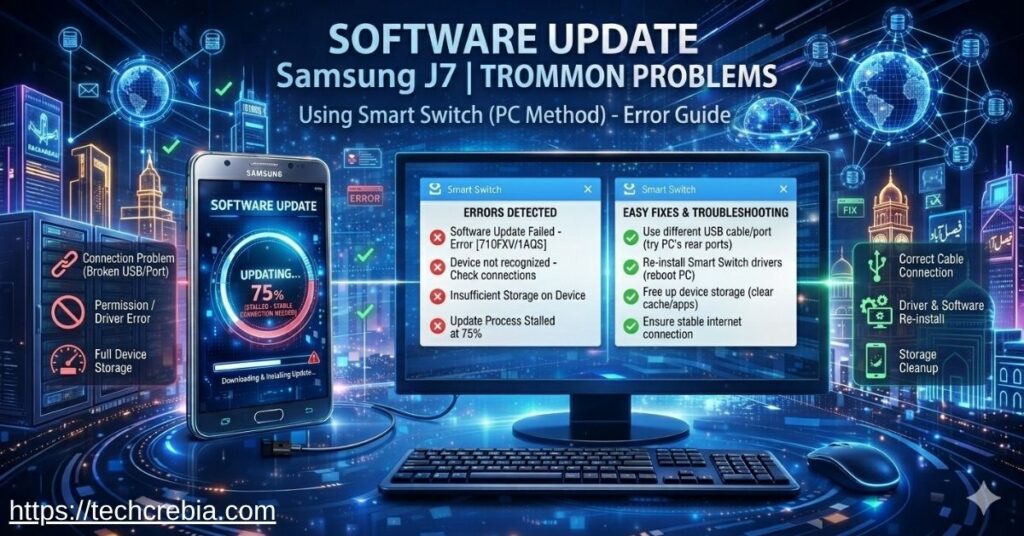 Software Update Samsung J7| Common Problems and Easy Fixes