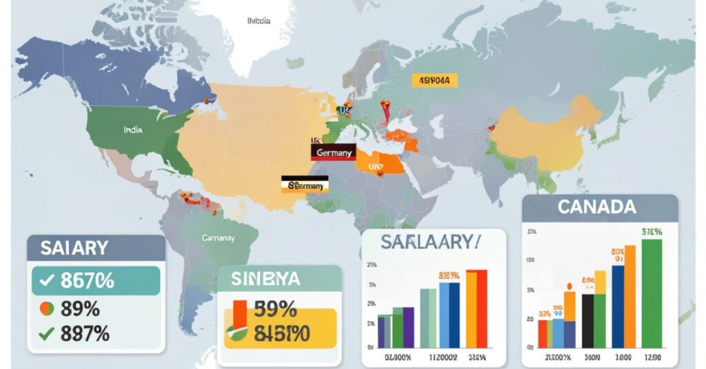  Salary in Different Countries