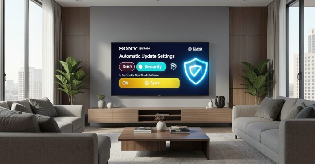 Automatic Update Settings in Bravia