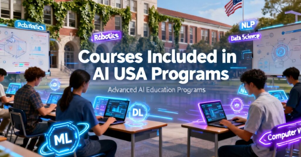 Courses Included in AI USA 