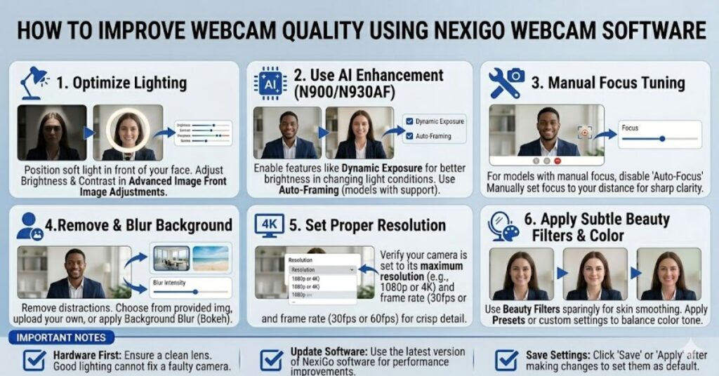 How To Improve Webcam Quality Using