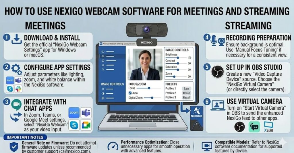 How To Use for Meetings and Streaming