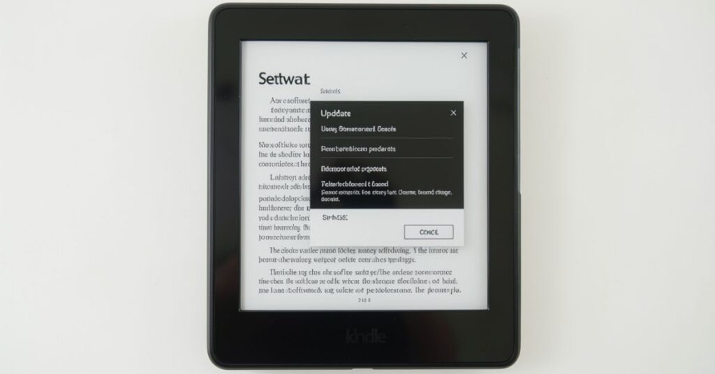 Key Kindle software in the latest updates