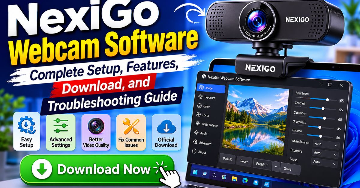 .NexiGo Webcam Software – Complete Setup, Features, Download, and Troubleshooting Guide