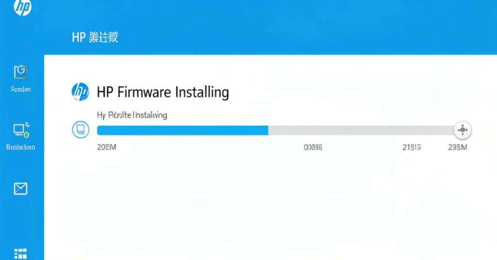 Updates Firmware HP Software Is Being Installed