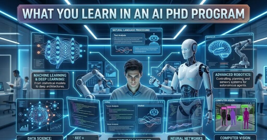 What You Learn in an AI PhD 