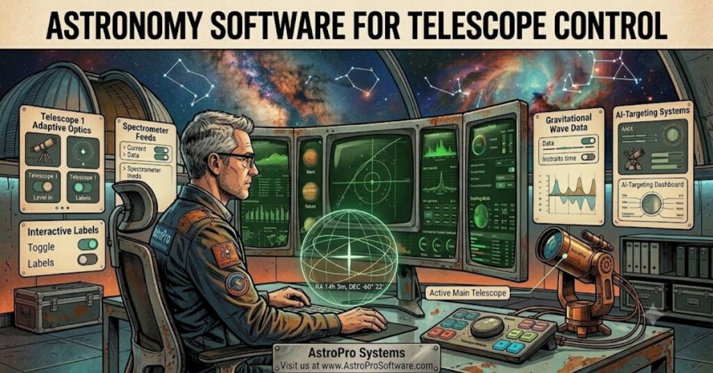  for telescope control using 