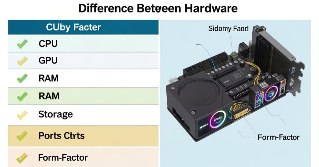 Difference Between Hardware