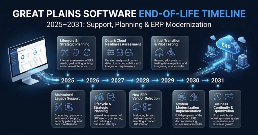 Great Plains Software End-of-Life Timeline (2025–2031)