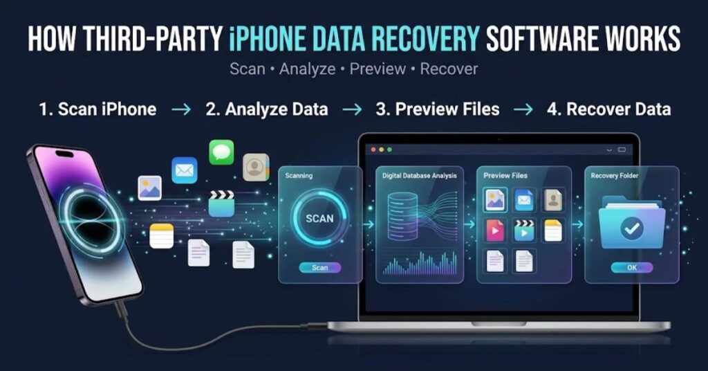 How Third-Party iPhone Data Recovery Software Works