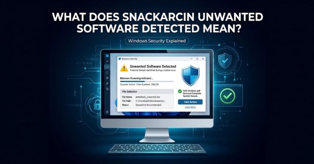 What Does Snackarcin Unwanted Software Detected Mean?
