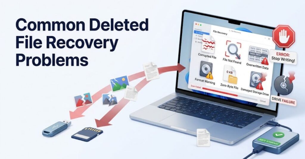 Common Deleted File Recovery Problems