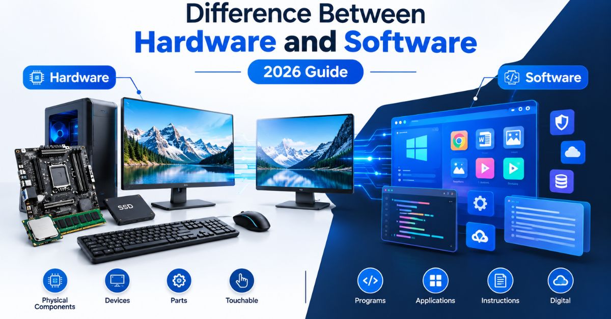 Difference Between Hardware and Software: 2026 Guide