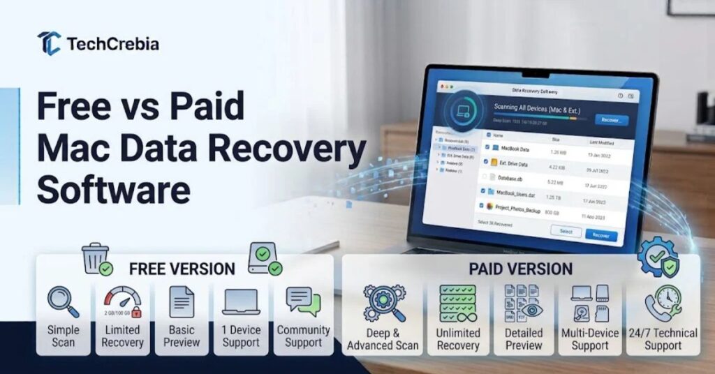 Free vs Paid Mac Data Recovery Software