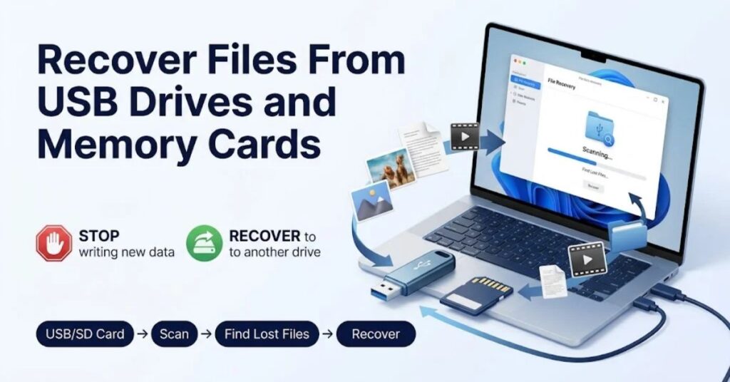 Recover Files From USB Drives and Memory Cards