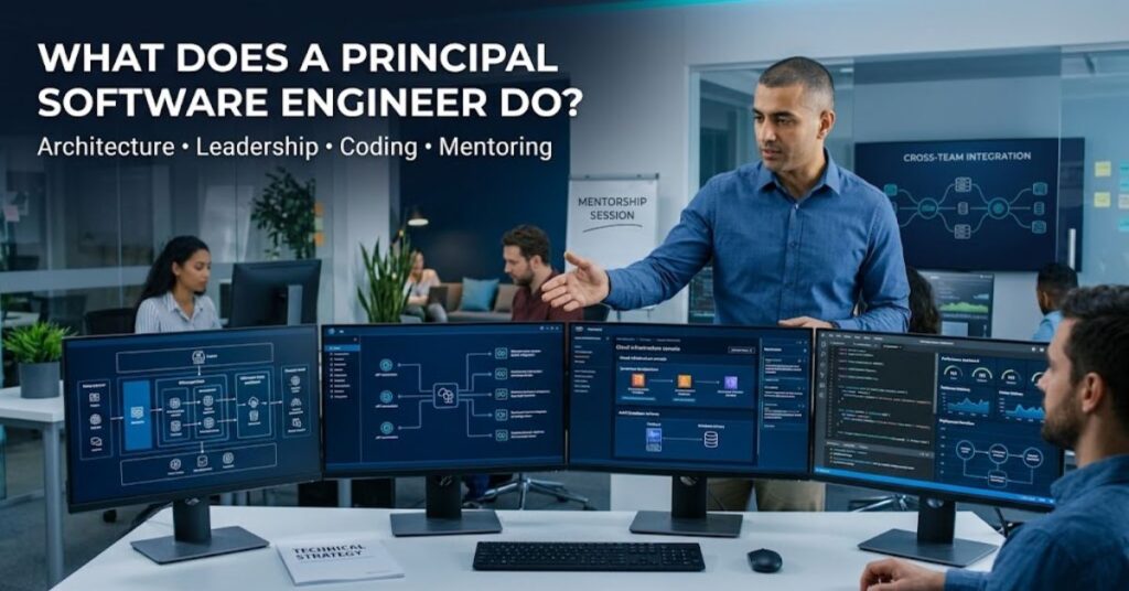 principal software engineer, technical leadership, and system design