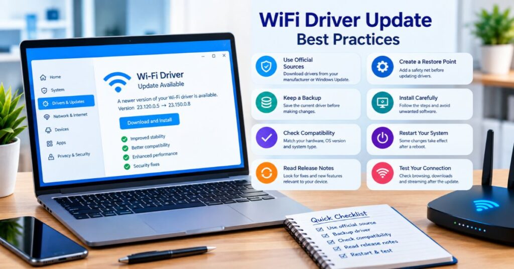 WiFi Driver Update Best Practices